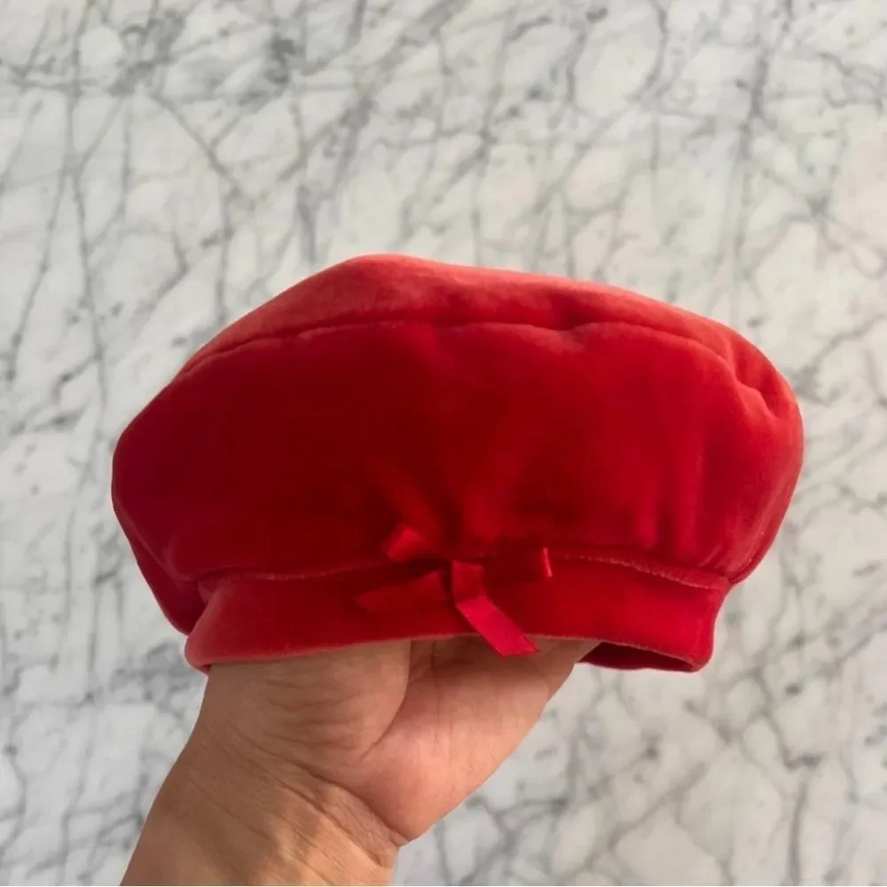 Vintage Osh Kosh B’Gosh Beret hat Red 6-9 Mo